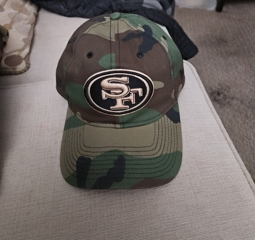 New Era Green and Black Camouflage Cap